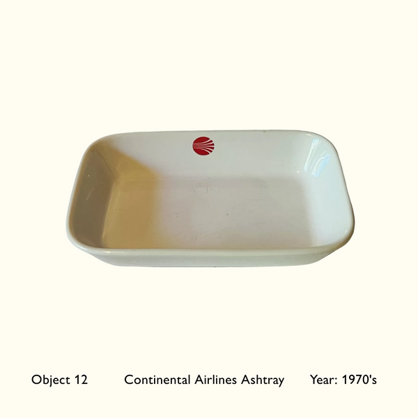 Continental Airlines Ash Tray Marèa Maréa