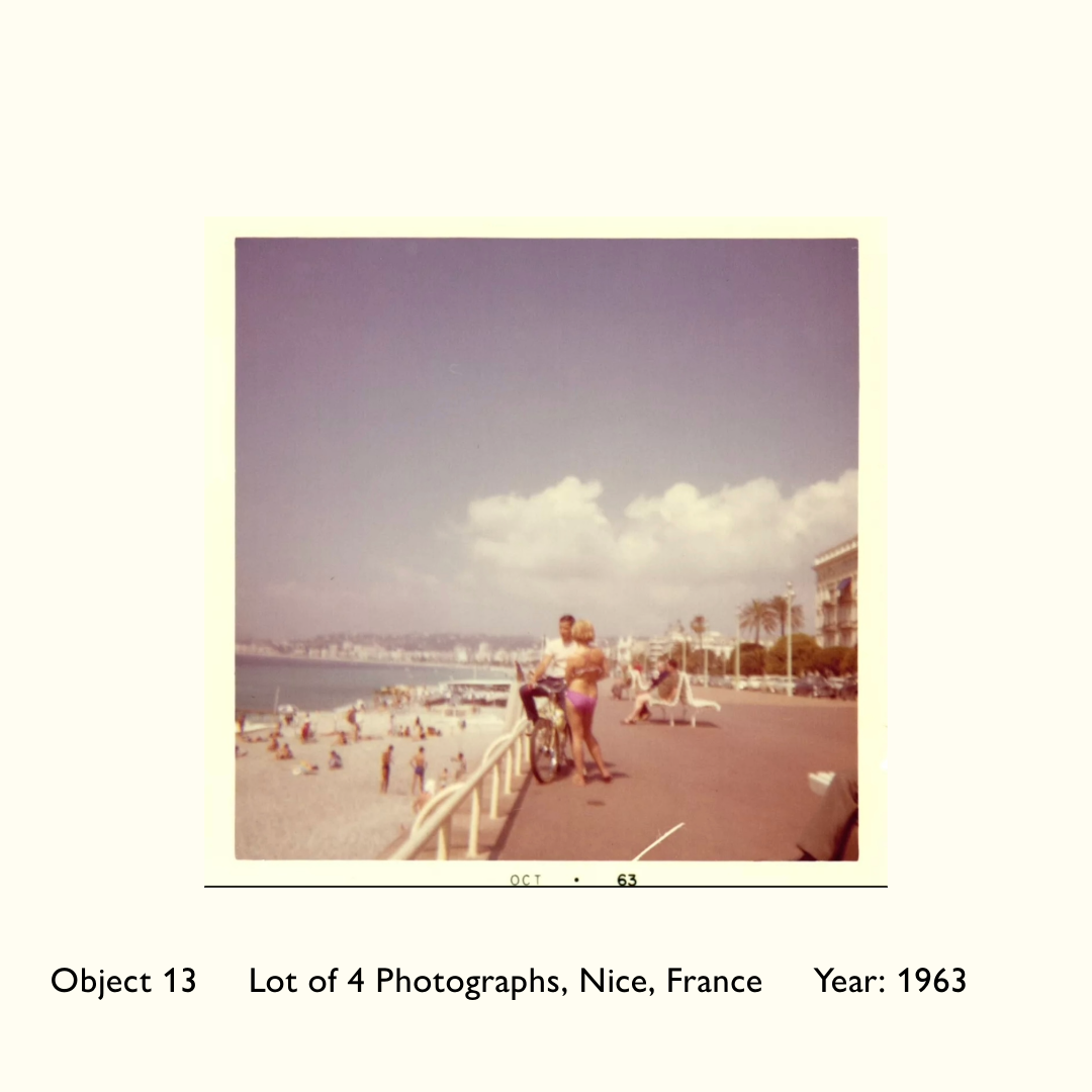 Found Photographs, Nice, France 1963 Marèa Maréa
