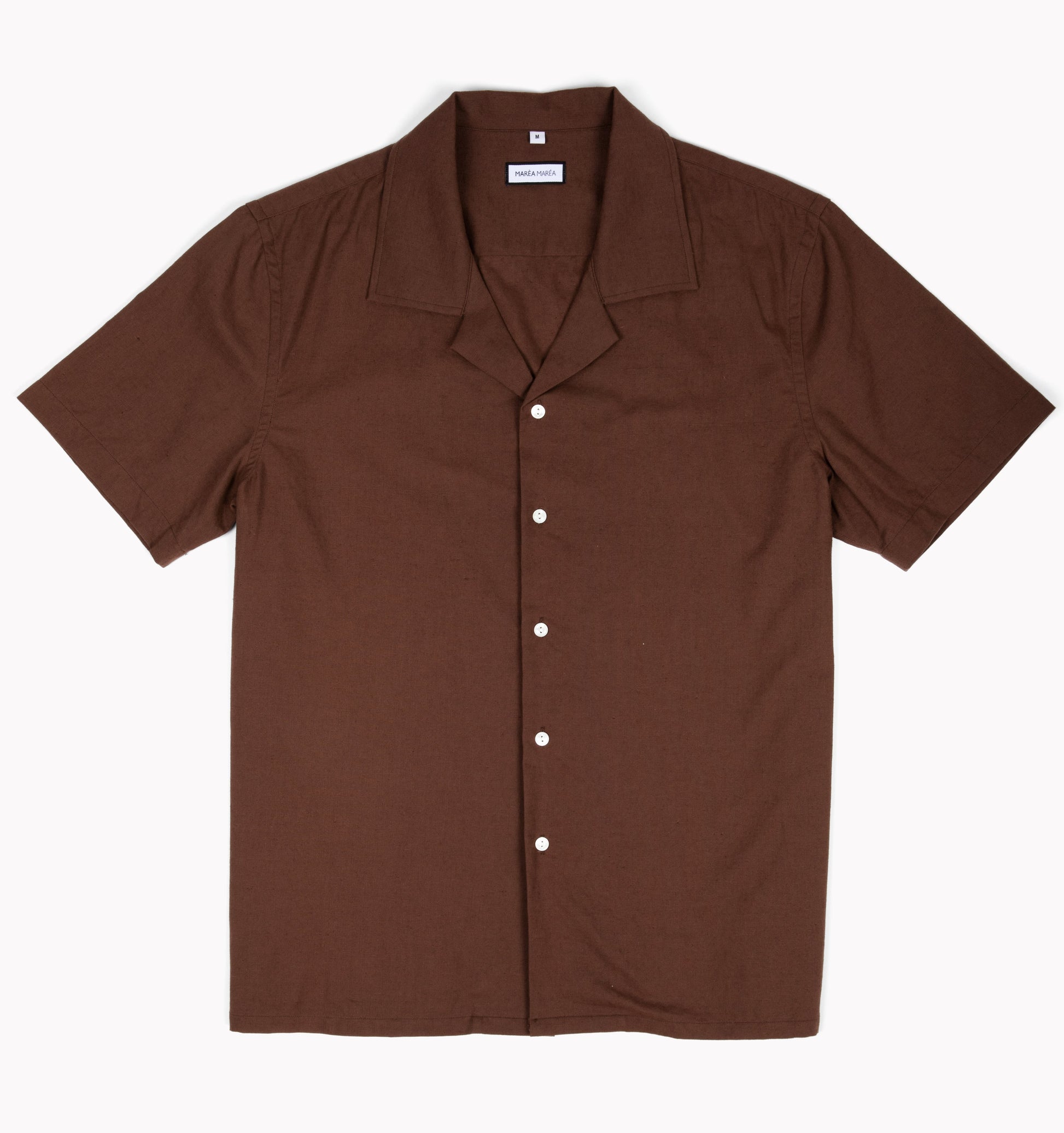 Linen Blend Camp Collar Shirt Marèa Maréa