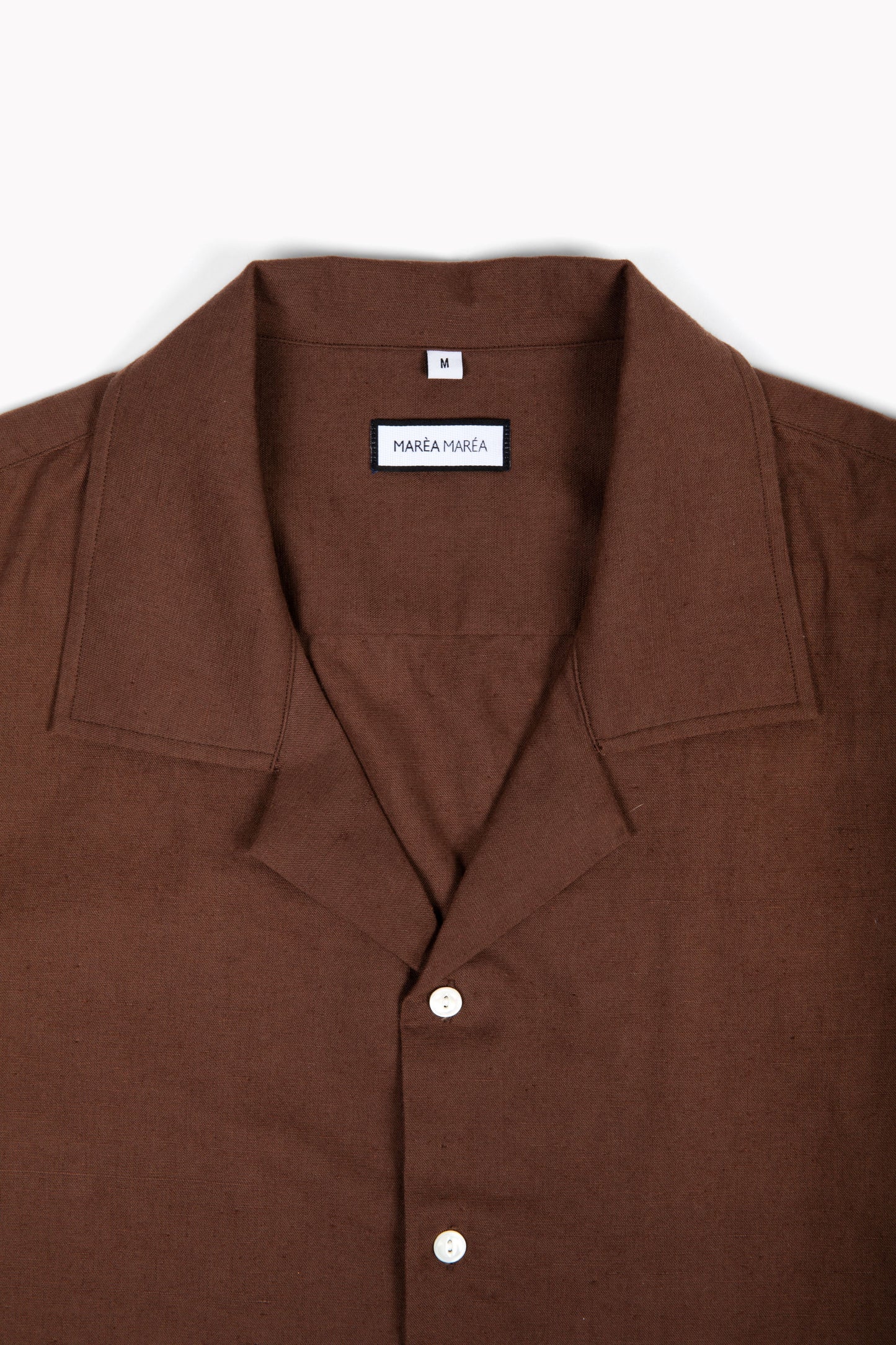 Linen Blend Camp Collar Shirt Marèa Maréa