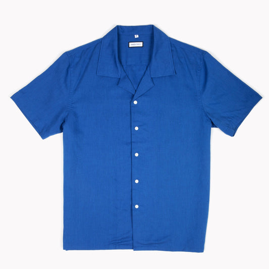 Linen Blend Camp Collar Shirt Marèa Maréa