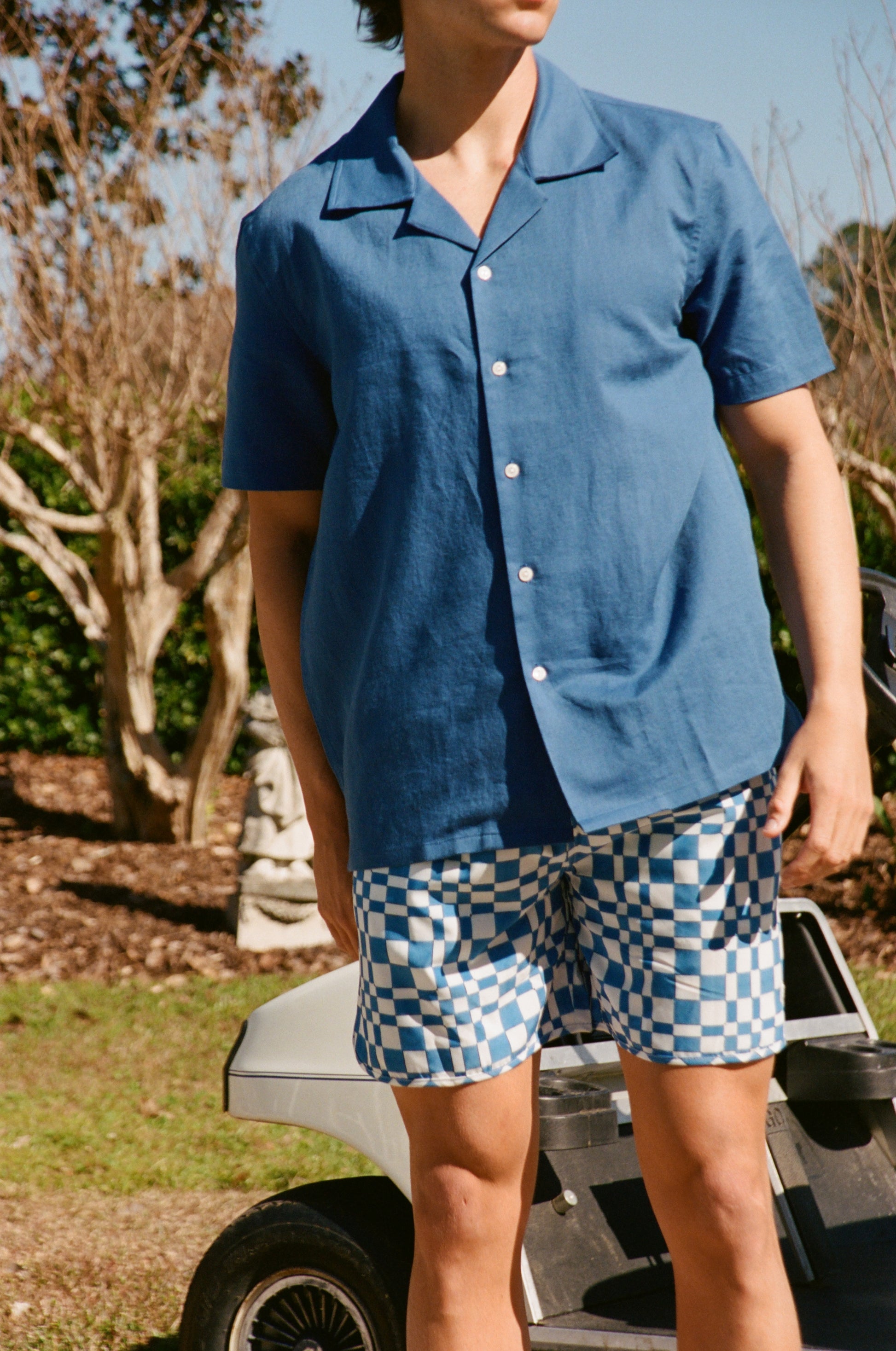 Copy of Linen Blend Camp Collar Shirt Marèa Maréa